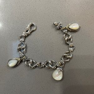 Konstantino 925 Sterling Silver with Mother of Pearl charms
